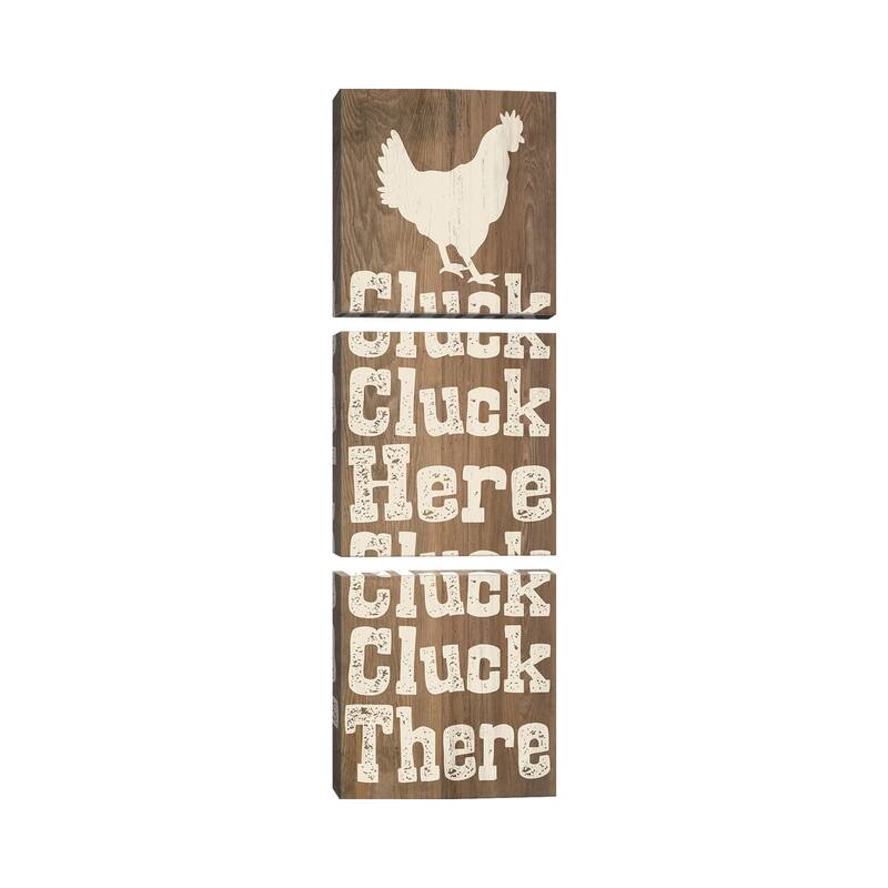 iCanvas "Animal Farm IV" by Alonzo Saunders 3Piece Canvas Wall Art Set